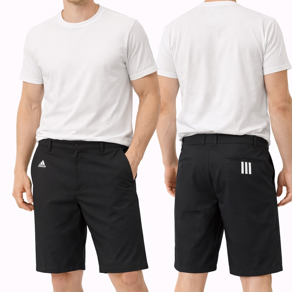 Adidas Men's Black Golf Shorts